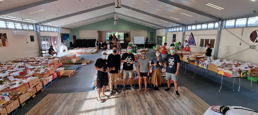 SVA volunteers during earthquake response